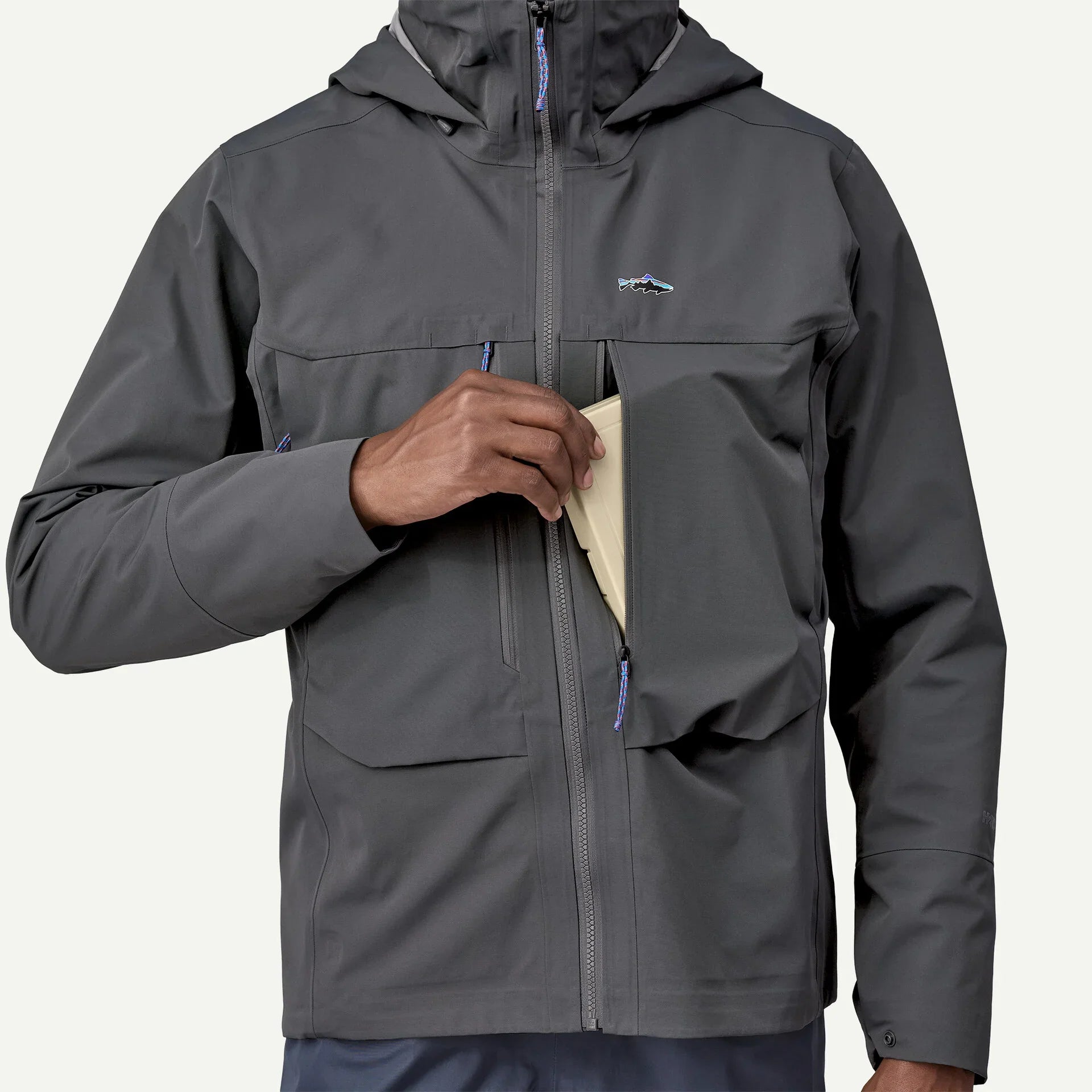 Patagonia Men's Swiftcurrent® Wading Jacket in Forge Gray