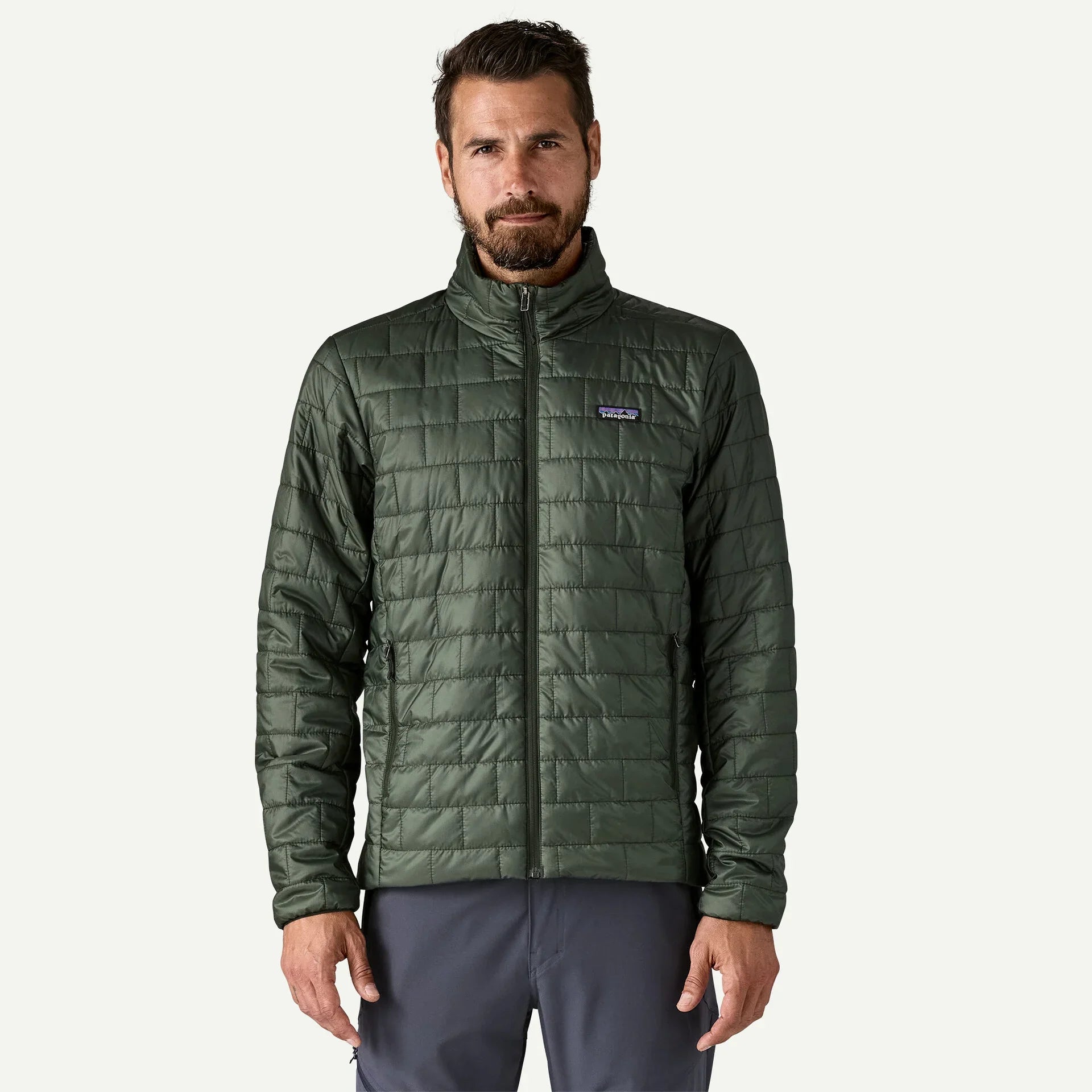 Patagonia Men's Nano Puff® Jacket in Old Growth Green