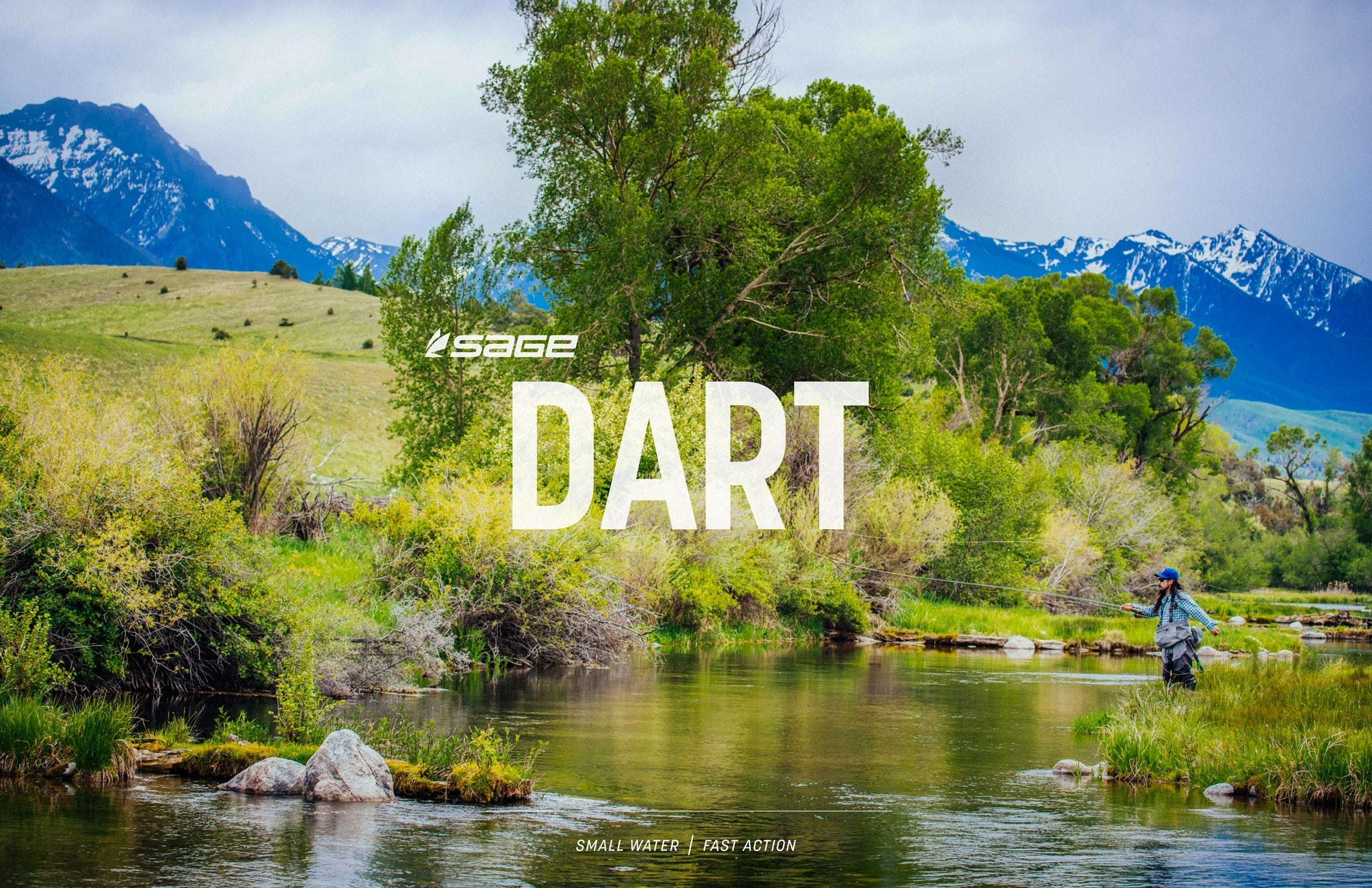 Sage DART Fly Rod Combo Outfit with Trout Reel & Fly Line