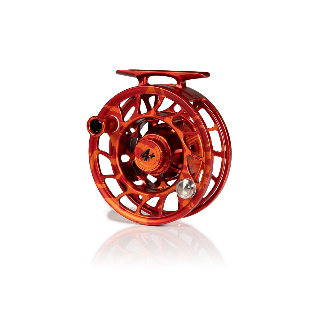Hatch Iconic 4+ Plus Fly Reel in Magma Special Edition Color