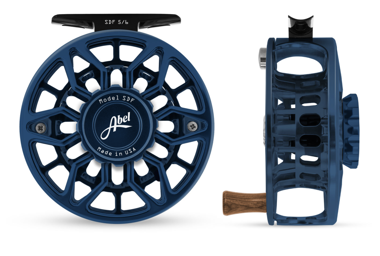 Abel SDF Reel in Deep Blue – Salt Fly Pro