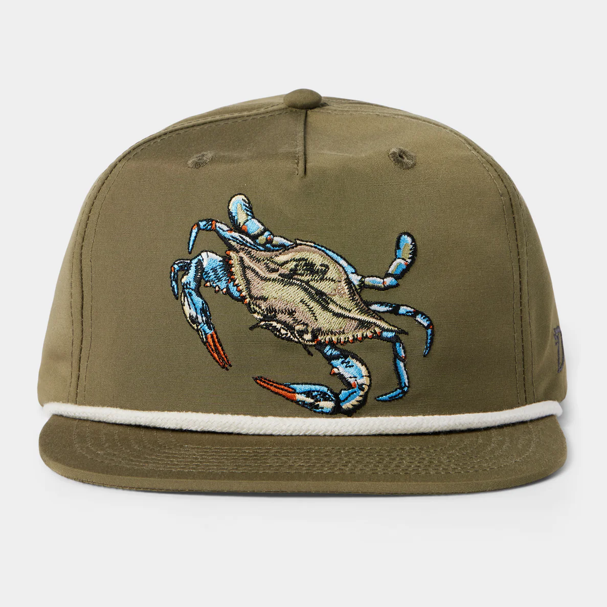 Duck Camp Blue Crab Hat in Dusty Olive