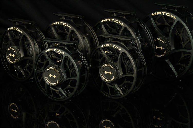 Hatch Iconic 9 Plus Gargoyle Green Special Limited Edition Fly Reels