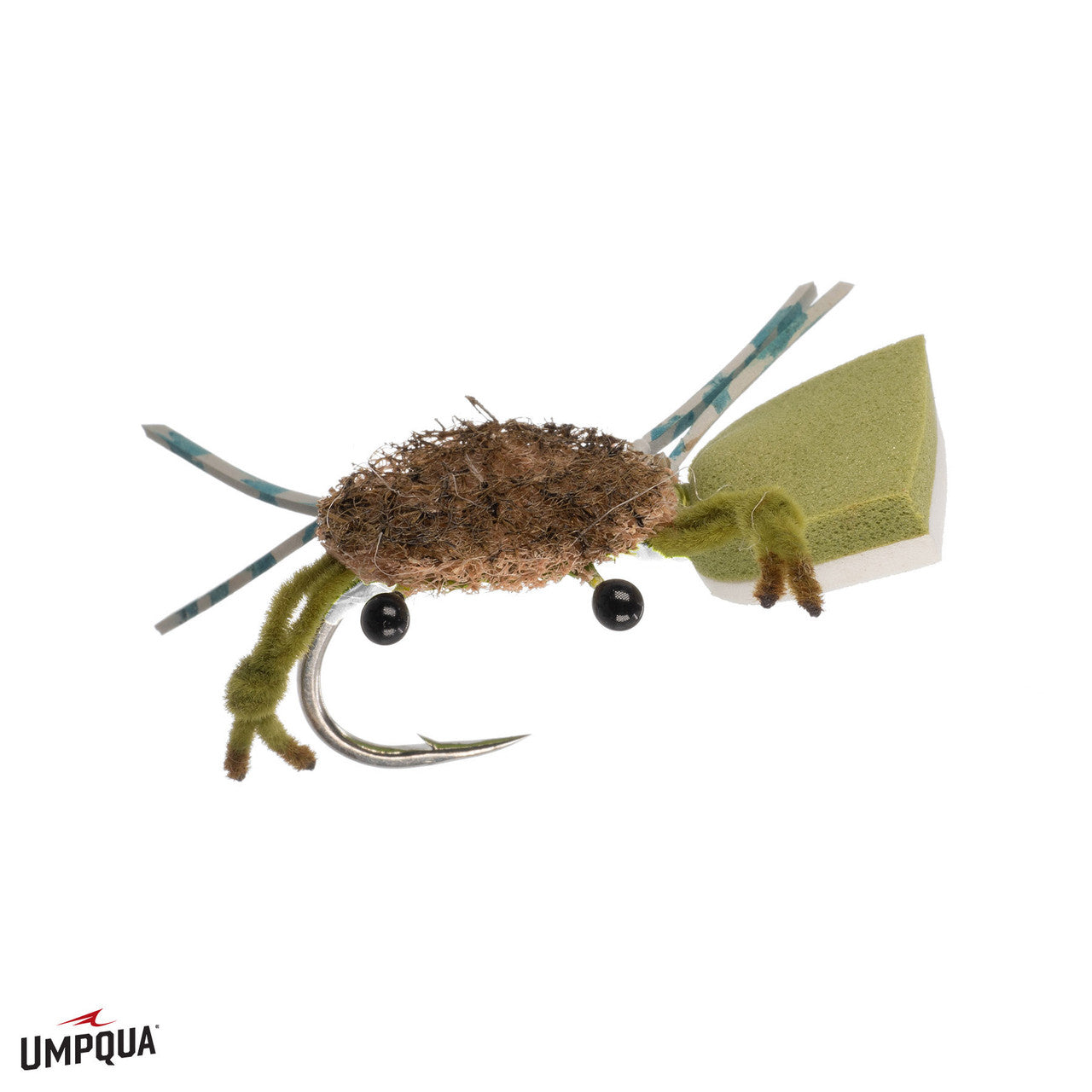 Umpqua Contraband Floating Crab #2 in Olive - New!