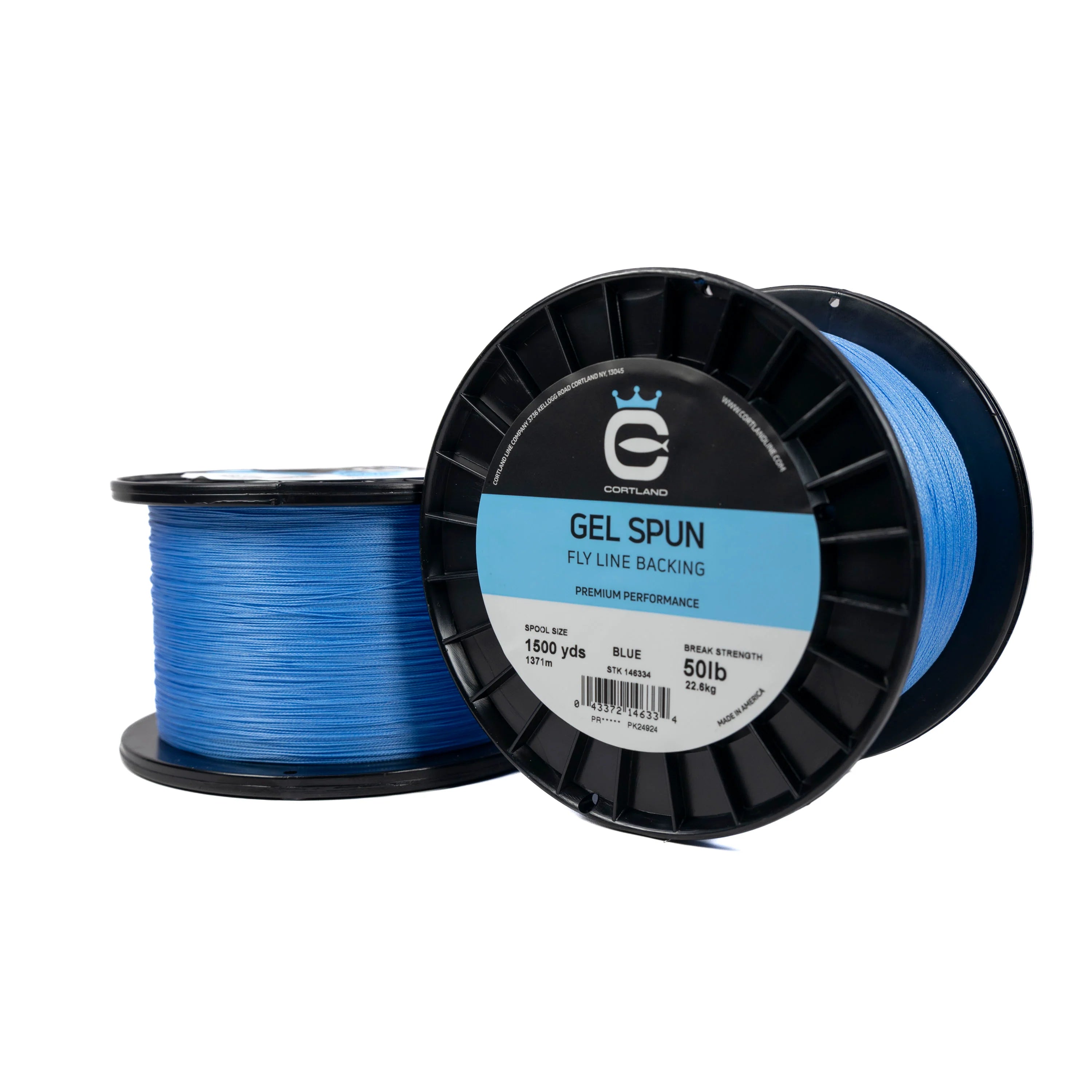 Cortland 80lb BLUE Gel Spun Backing