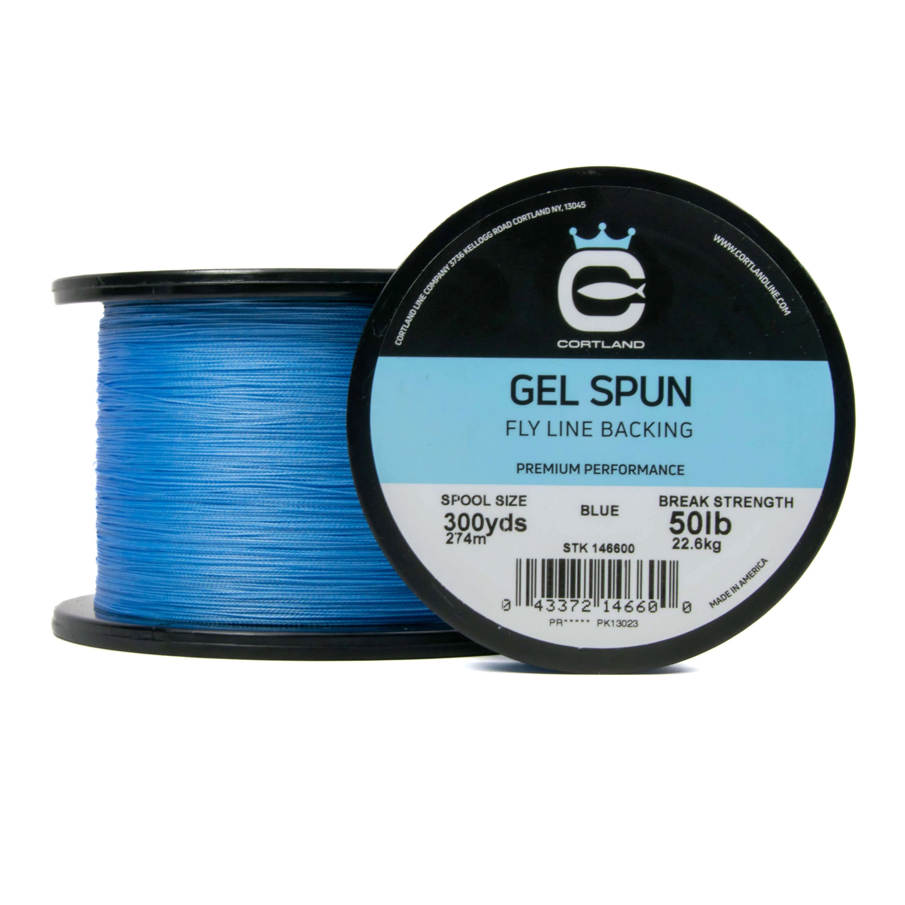 Cortland 80lb BLUE Gel Spun Backing