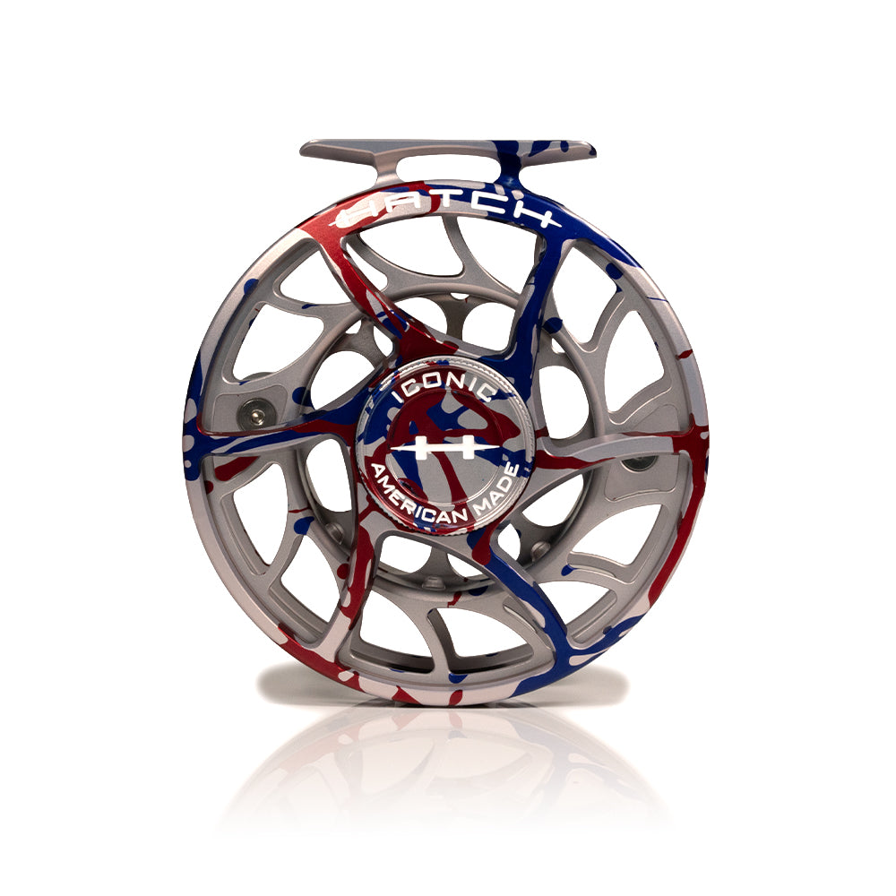 Hatch Iconic 9+ USA Reels Red White & Blue - Special Limited Edition Color