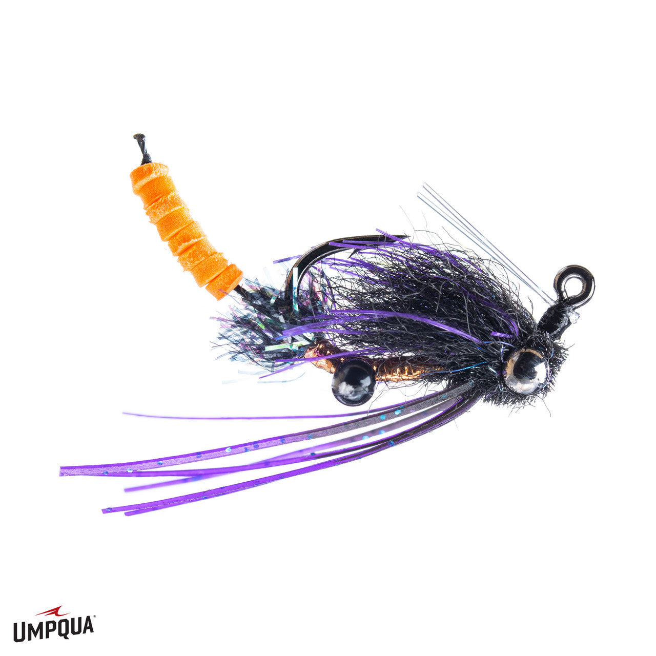 Umpqua Fight N Flee Fiddler Crab #4 in Midnight Black/Purple