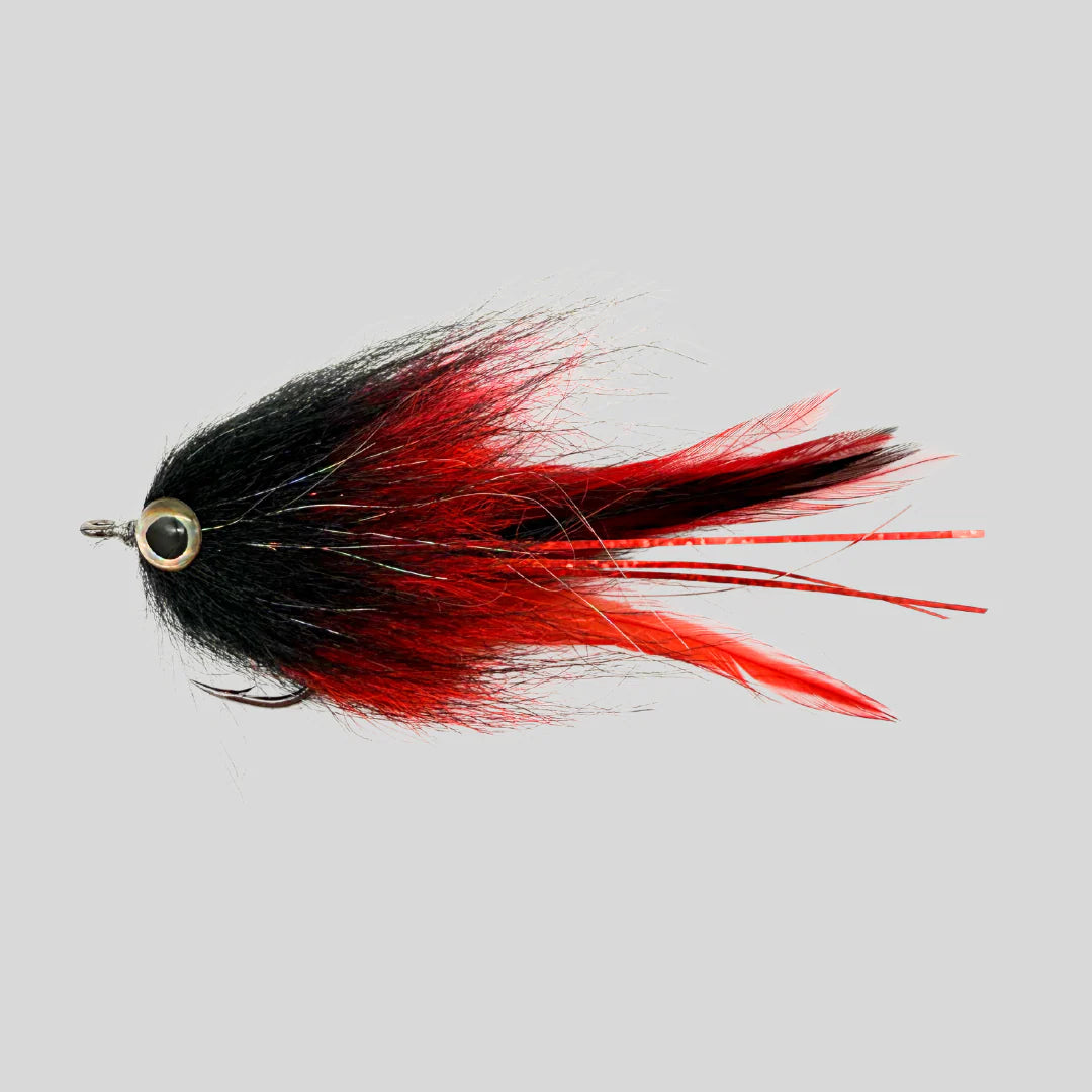 Big Game Brushy Red/Black #8/0
