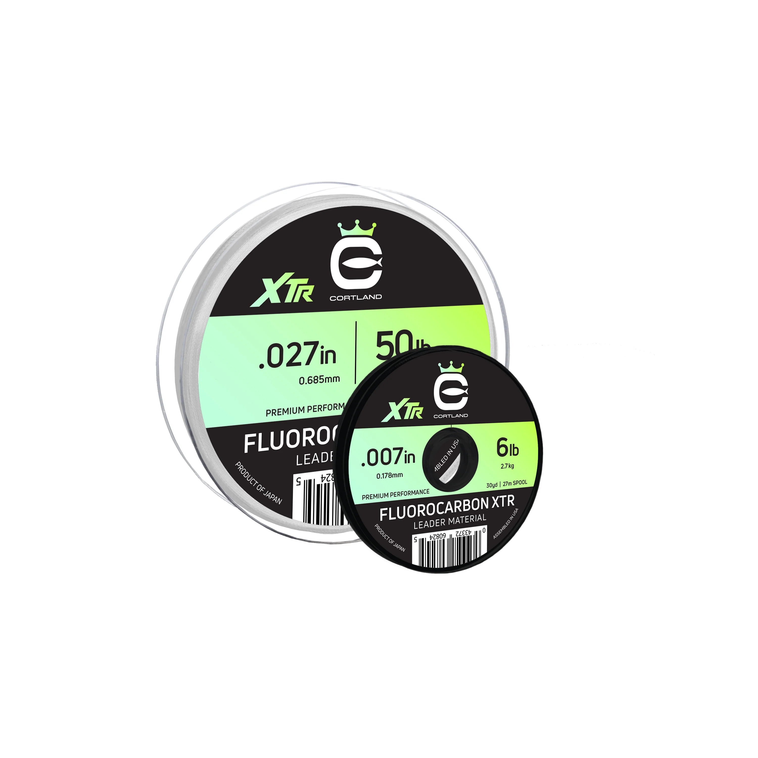 Cortland Fluorocarbon XTR Leader Material / Tippet Line