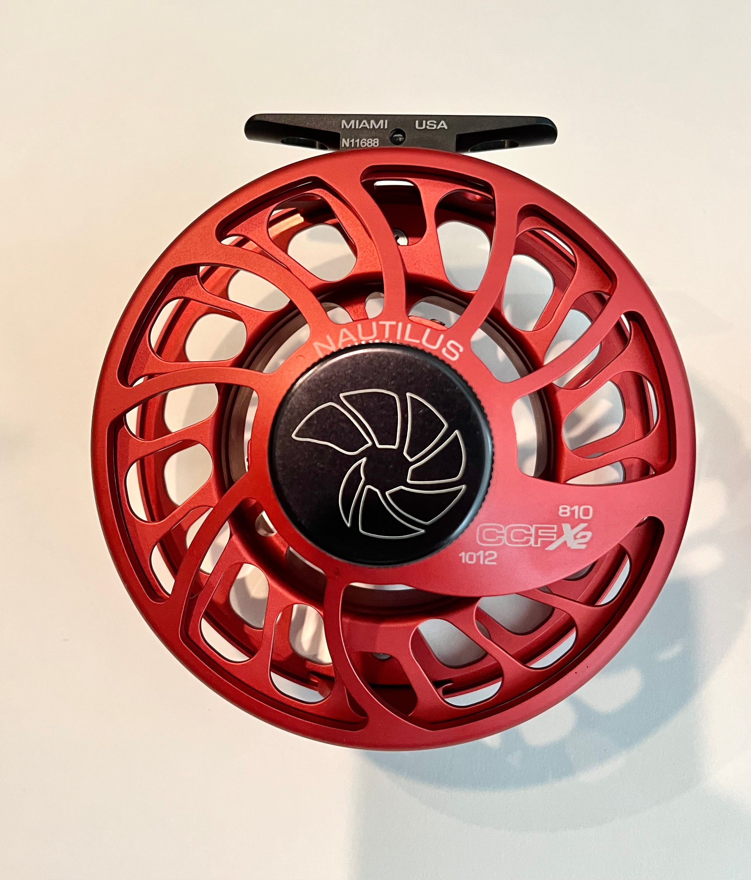 Nautilus Miami USA NV Spey Ten Eleven salt water fly reel + s/spool + lines  + clutch kit + cases A