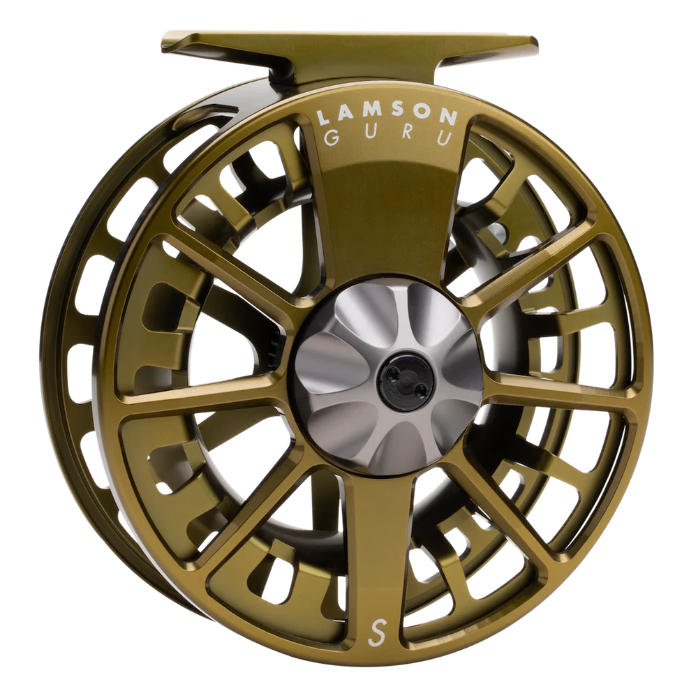 Lamson Guru S Fly Reels in OG Olive Green