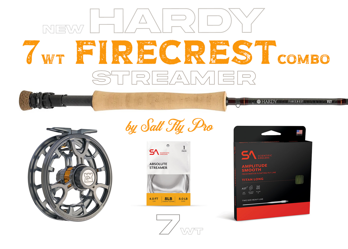 Hardy Firecrest 7wt STREAMER Combo Fly Rod Outfit - New!