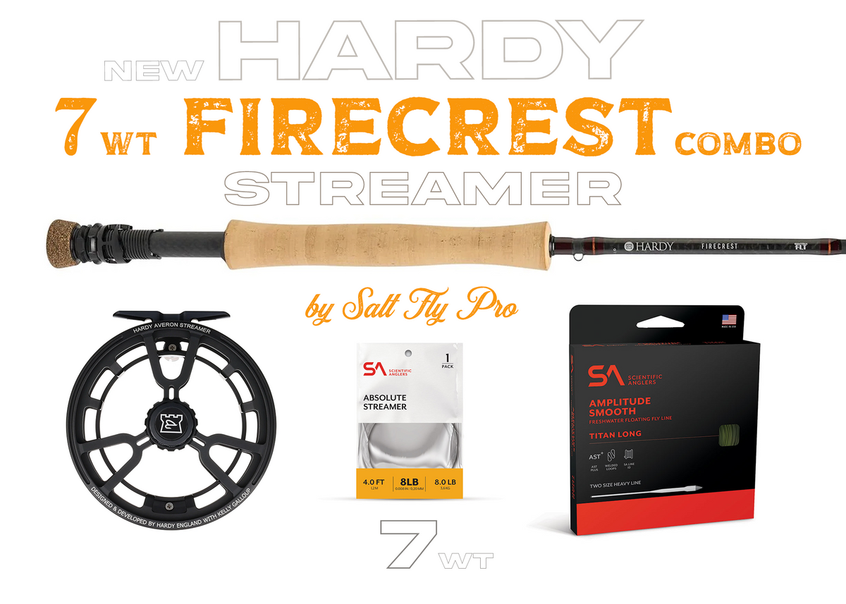 Hardy Firecrest 7wt STREAMER Combo Fly Rod Outfit - New!