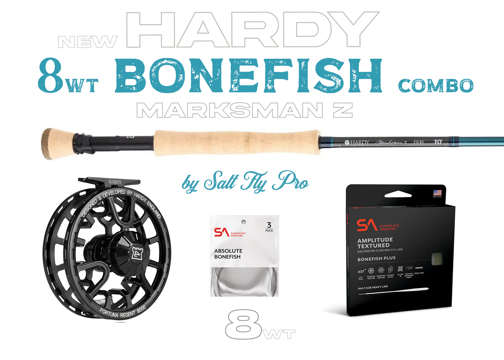 Hardy Marksman Z 6wt BONEFISH Combo Fly Rod Outfit - New! – Salt