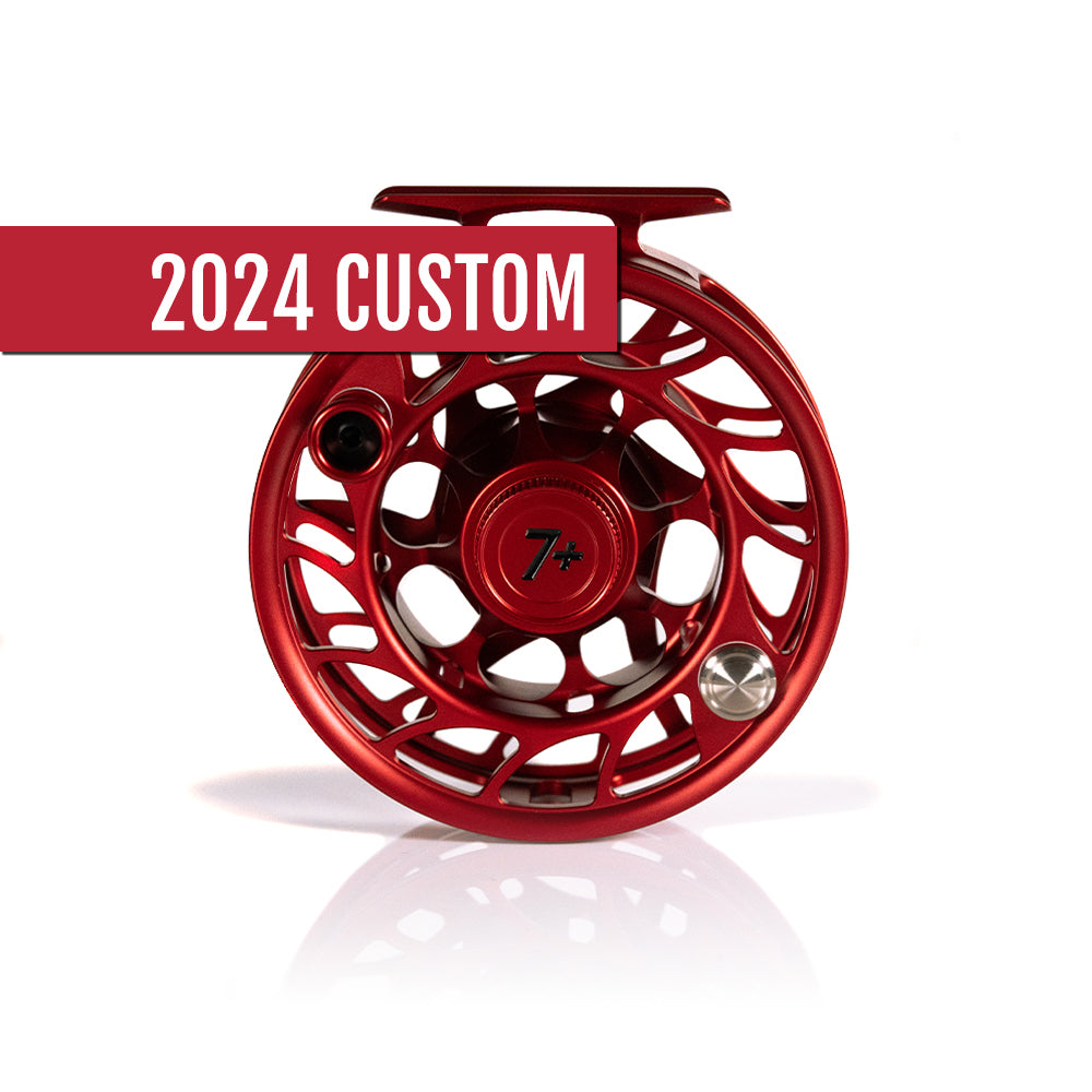 Hatch Iconic 7 Plus "Dragon's Blood" Red Special Limited Edition Fly Reels