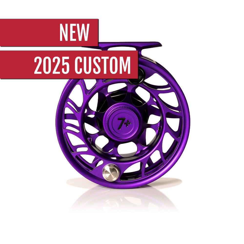 Hatch Iconic 7+ Phantom Purple Special Limited Edition Fly Reels - New!