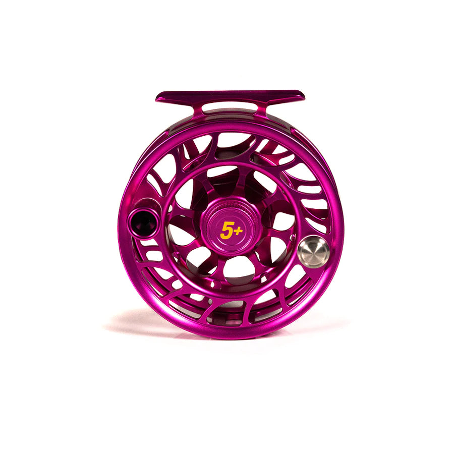 best pink fishing reel Hatch Iconic 5 Plus Pink "Endless Summer" Special Limited Edition Fly – Salt Fly Pro