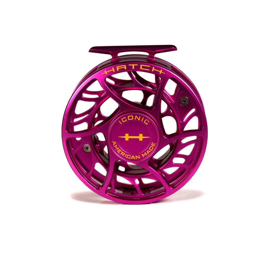 Hatch Iconic 7 Plus Pink "Endless Summer" Special Limited Edition Fly Reels - NEW!