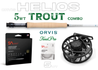 Orvis Helios D 5wt TROUT Fly Rod Combo Outfit - New!