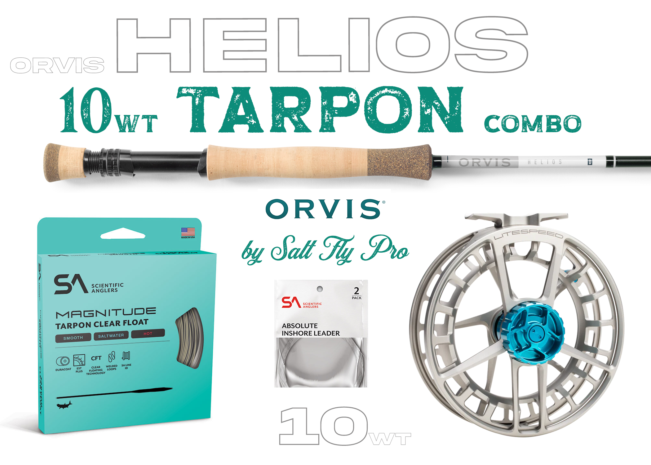 cheap 10 wt fly reel Orvis Helios D 10wt TARPON Fly Rod Combo Outfit