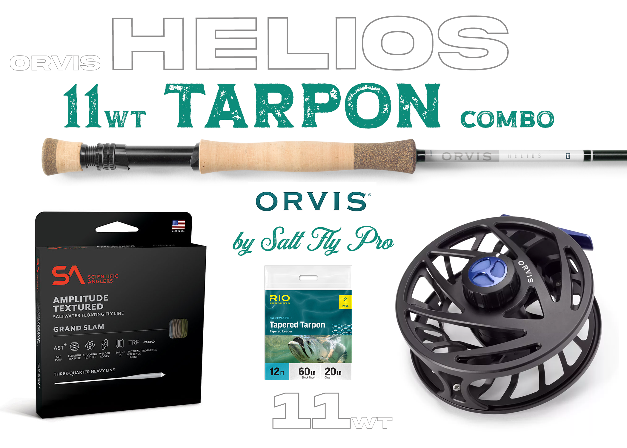 Orvis Helios D 11wt TARPON Fly Rod Combo Outfit Orvis Helios D 11wt TARPON Fly Rod Combo Outfit