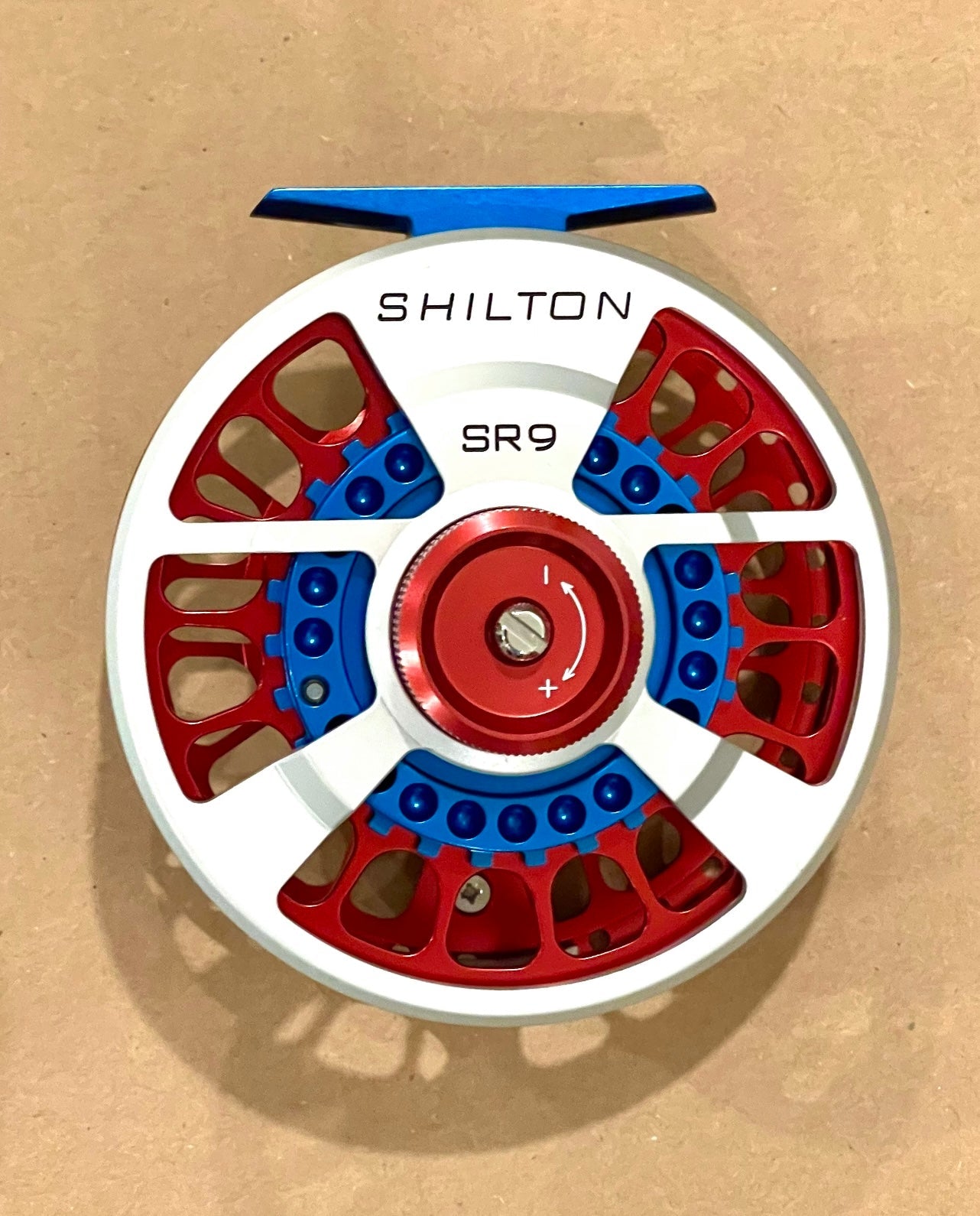 OPEN BOX Shilton SR12 Reels (12wt+) in "Red White & Blue"