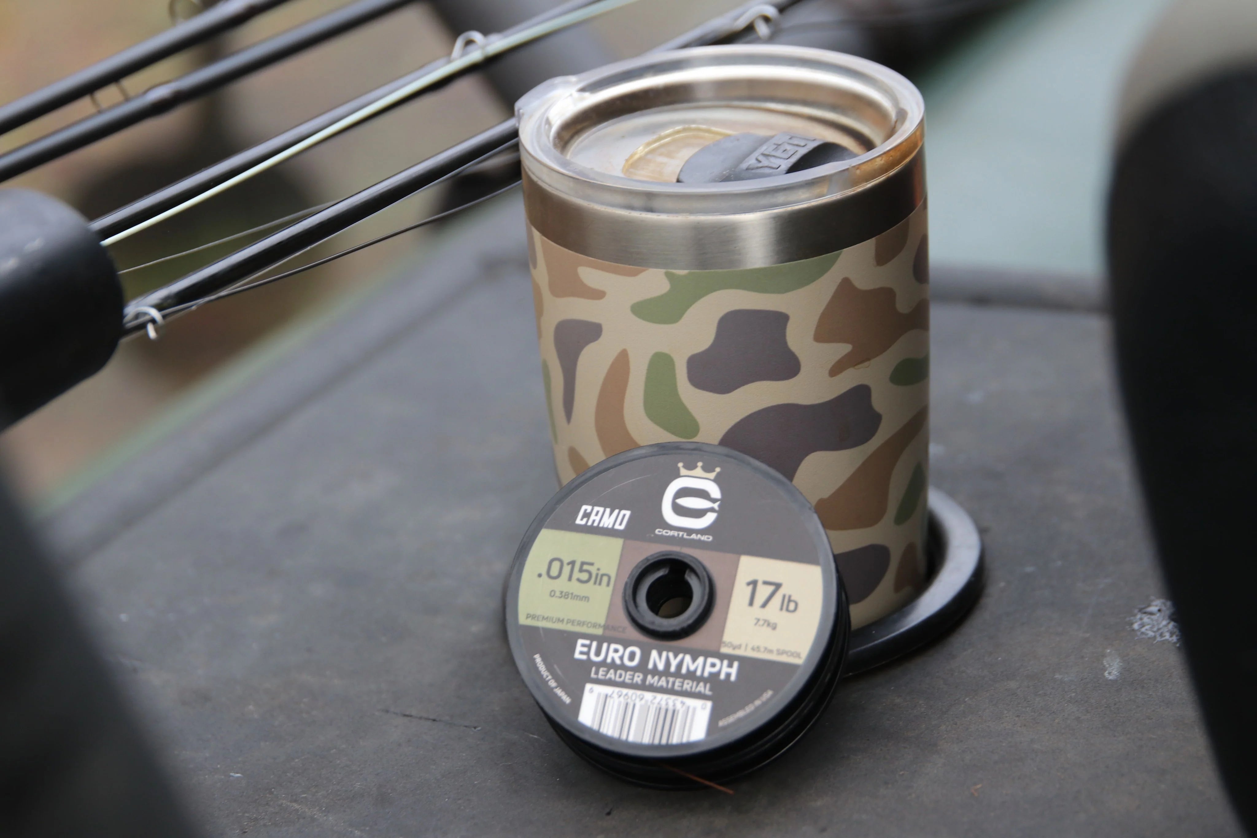 Cortland Euro Nymph Leader Material / Tippet in Camo