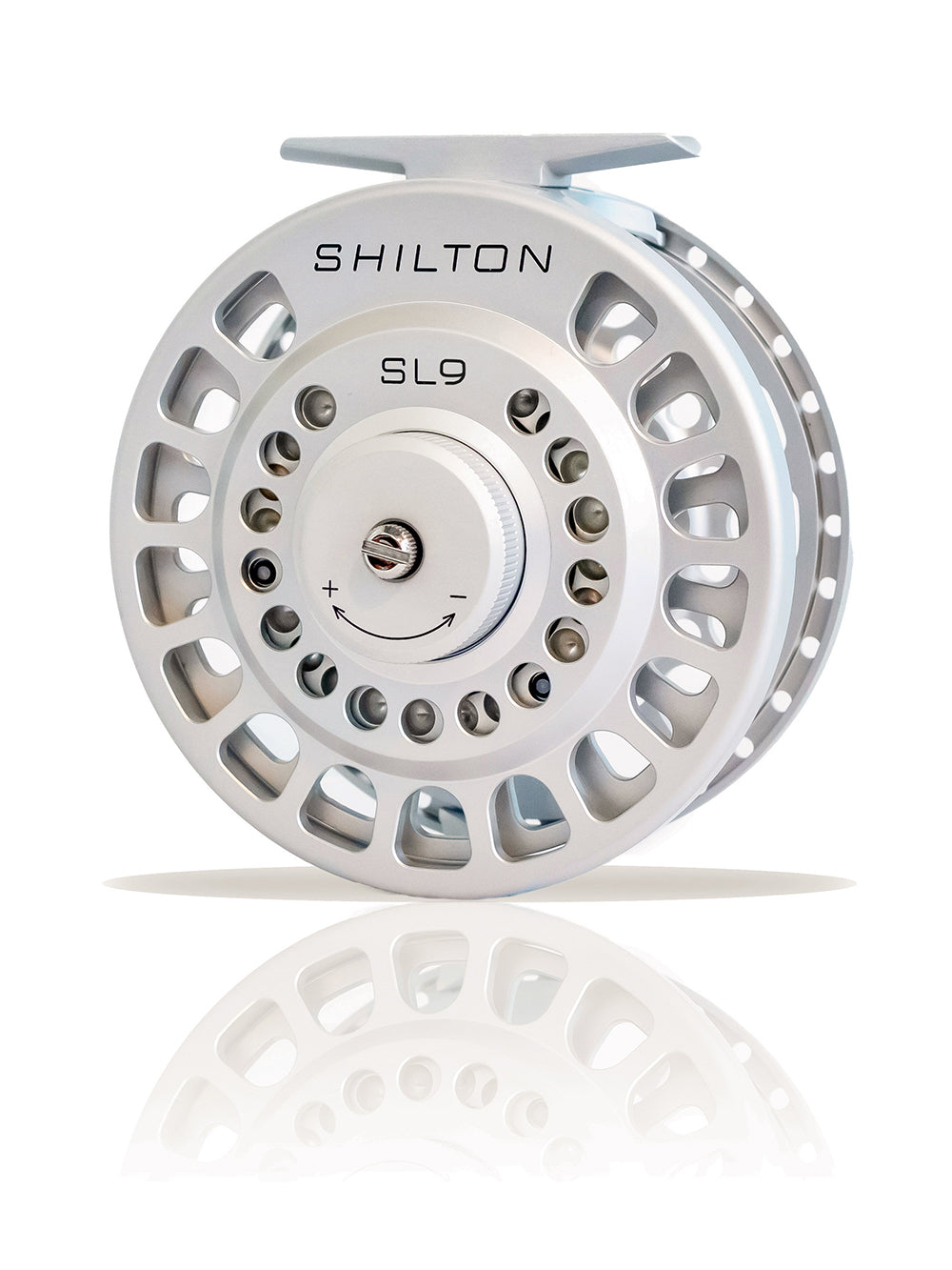 Shilton SL6 Reels (9-10wt) SL9 in Titanium Silver