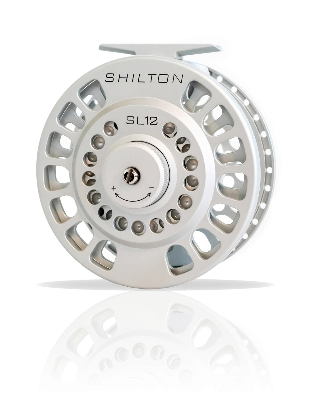 Shilton SL7 Reels (11-12wt) SL12 in Titanium Silver