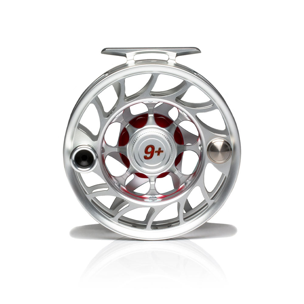 Hatch Iconic 9 Plus Clear/Red Fly Reels for Saltwater