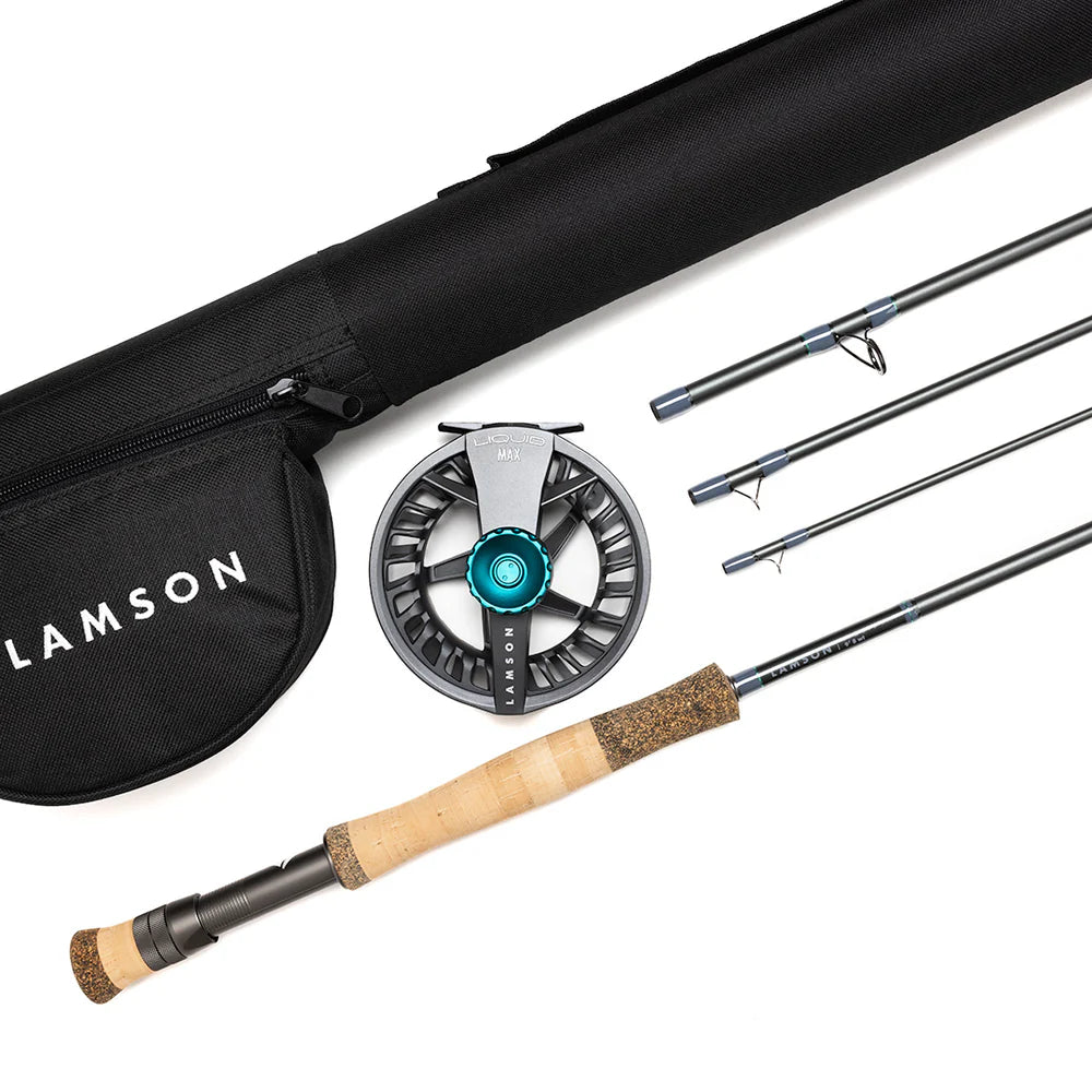 Lamson Liquid Max Fly Rod & Reel Outfit Combo - Unlined