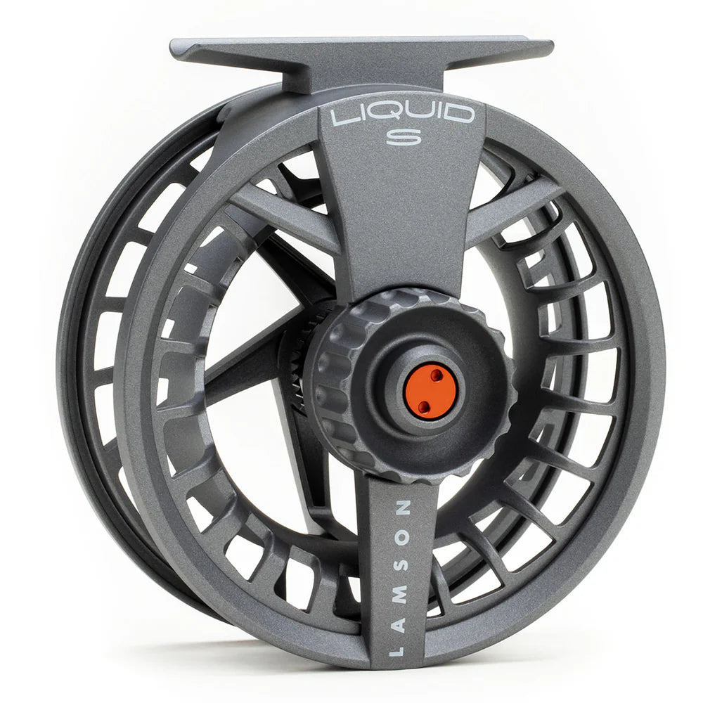 Lamson Liquid S Fly Reels in Smoke Grey