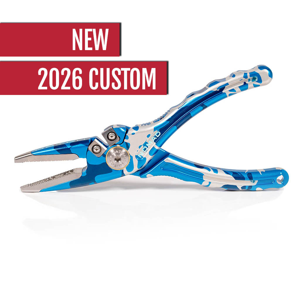 Hatch Nomad 2 Pliers in Splash Camo Blue Special Edition Color - New!