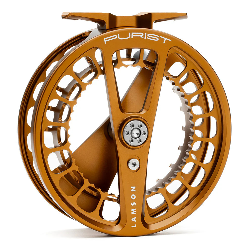 Lamson Purist II Fly Reel in Whiskey Color - New!