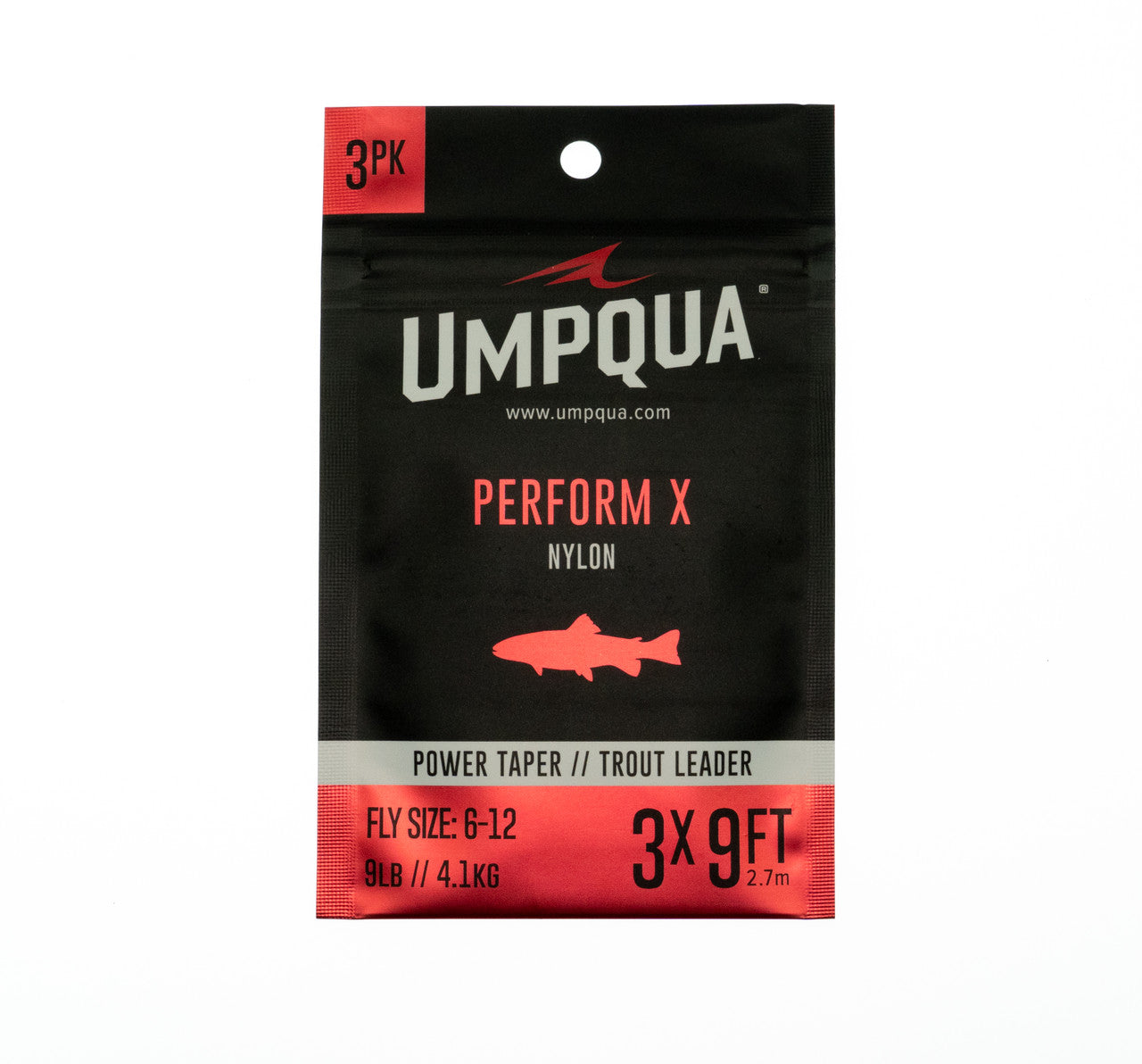 Umpqua Perform X POWER Taper Trout Leaders 3-Pack