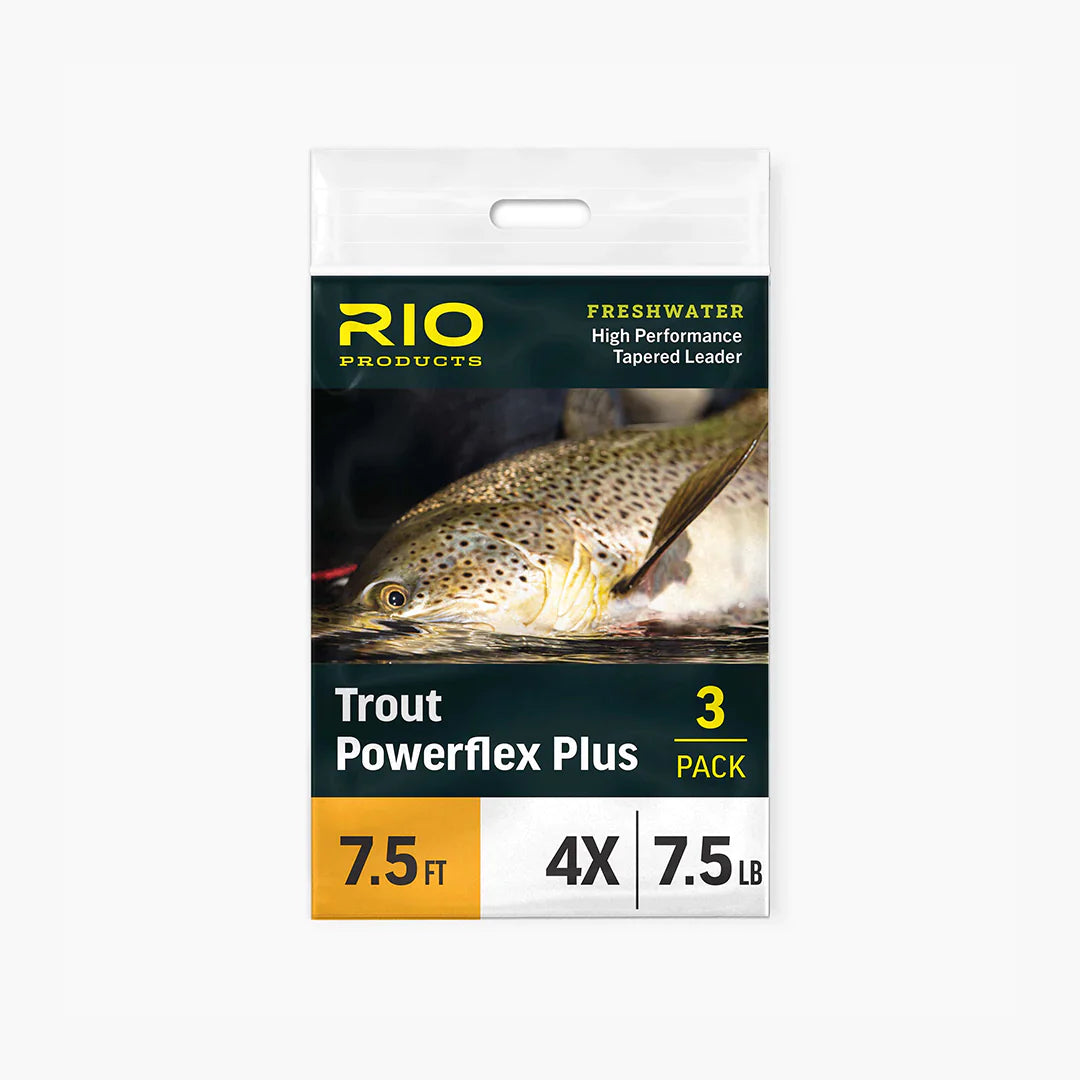 RIO Powerflex Plus Trout Leaders 3-Pack