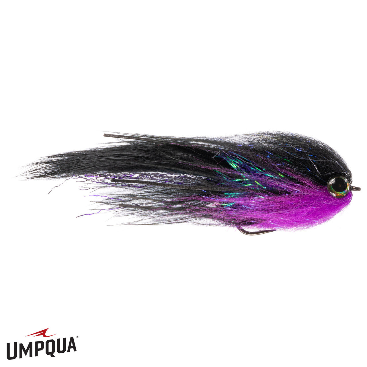 Umpqua Rabbid Strip Streamer #2 in Black/Purple - New!