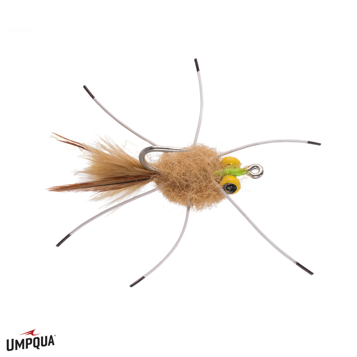 Flying Rags Umpqua Rag Head Crab 2.0 in Tan #2 - New! – Salt Fly Pro