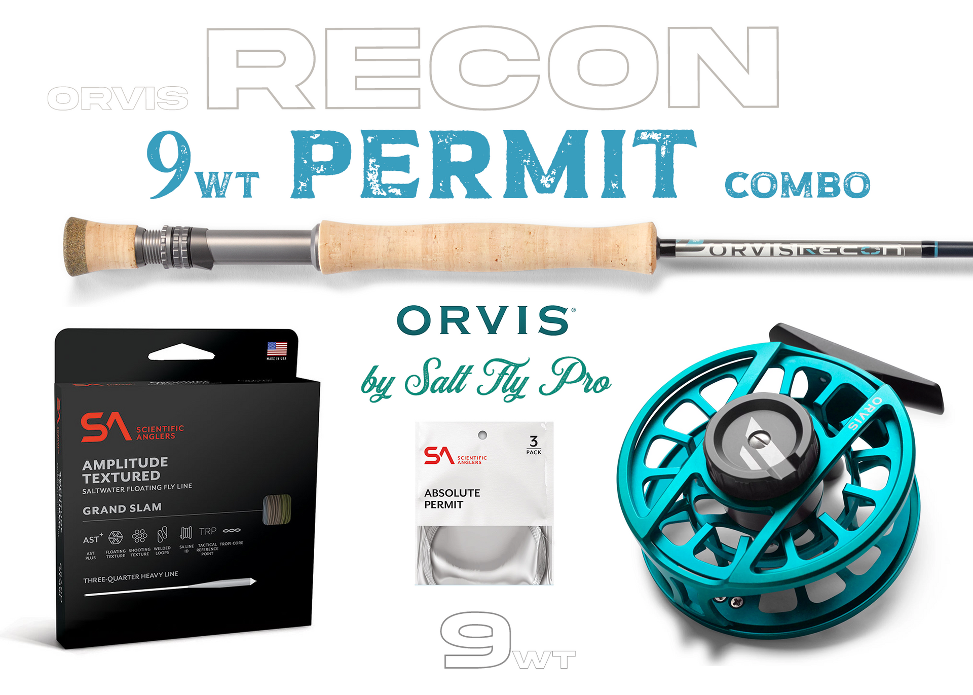 Orvis Recon 9wt PERMIT Combo Fly Rod Outfit – Salt Fly Pro