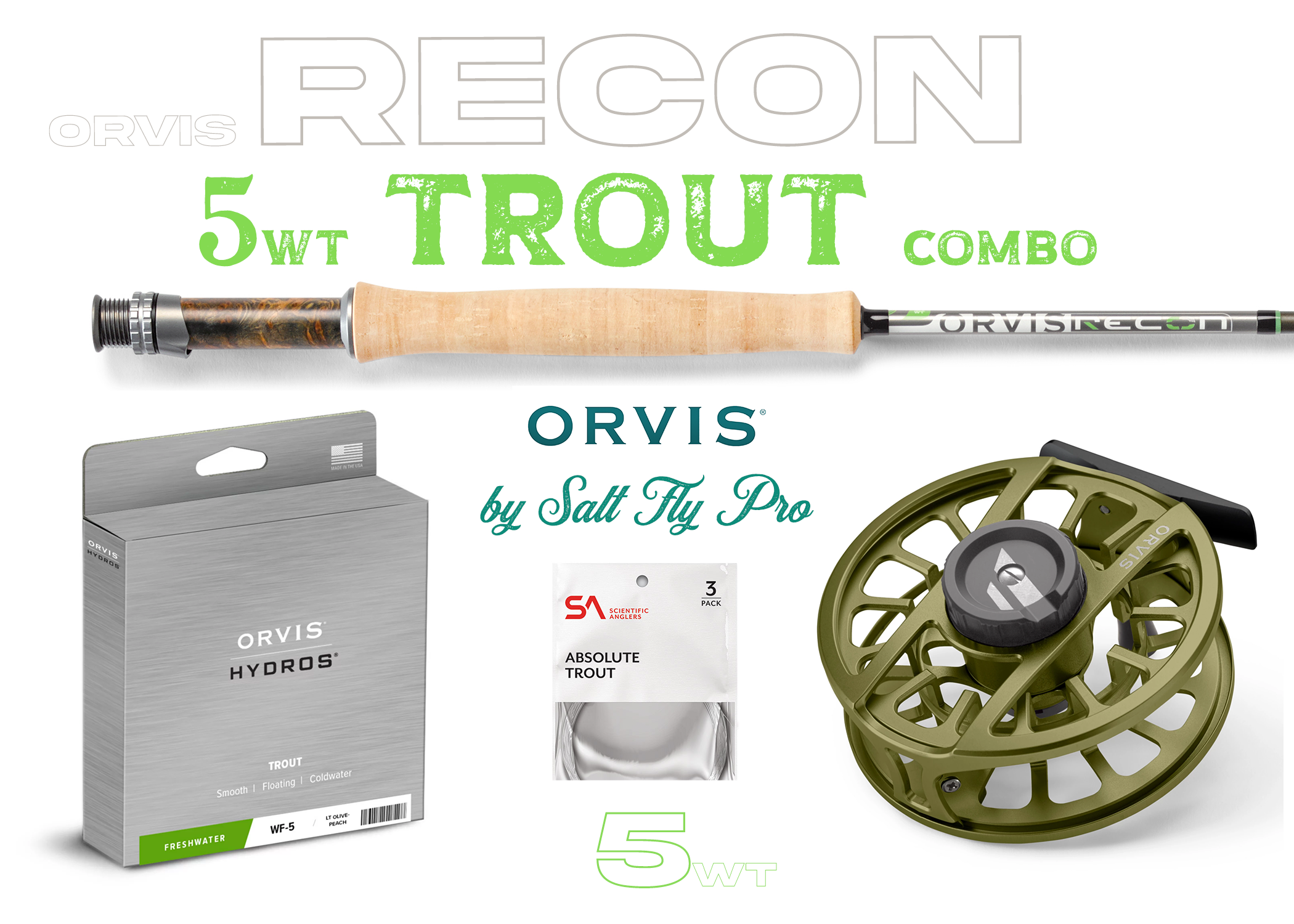 Orvis Recon 5wt TROUT Combo Fly Rod Outfit – Salt Fly Pro Orvis Recon 5wt TROUT Combo Fly Rod Outfit – Salt Fly Pro