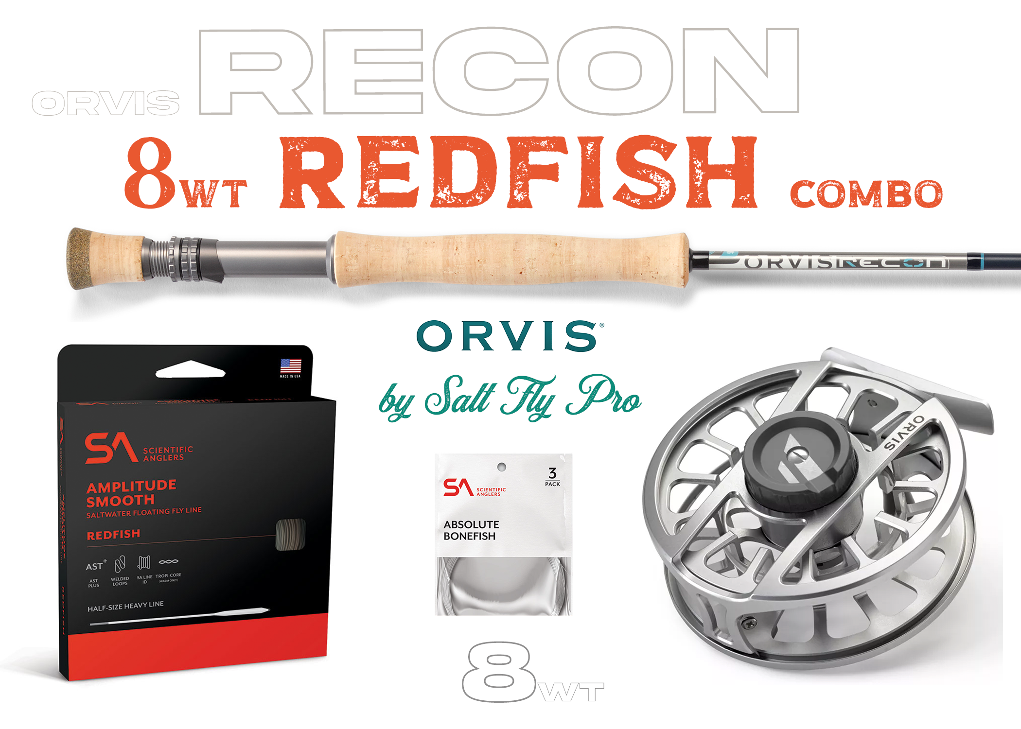 Orvis Recon 8wt REDFISH Combo Fly Rod Outfit – Salt Fly Pro Orvis Recon 8wt REDFISH Combo Fly Rod Outfit – Salt Fly Pro