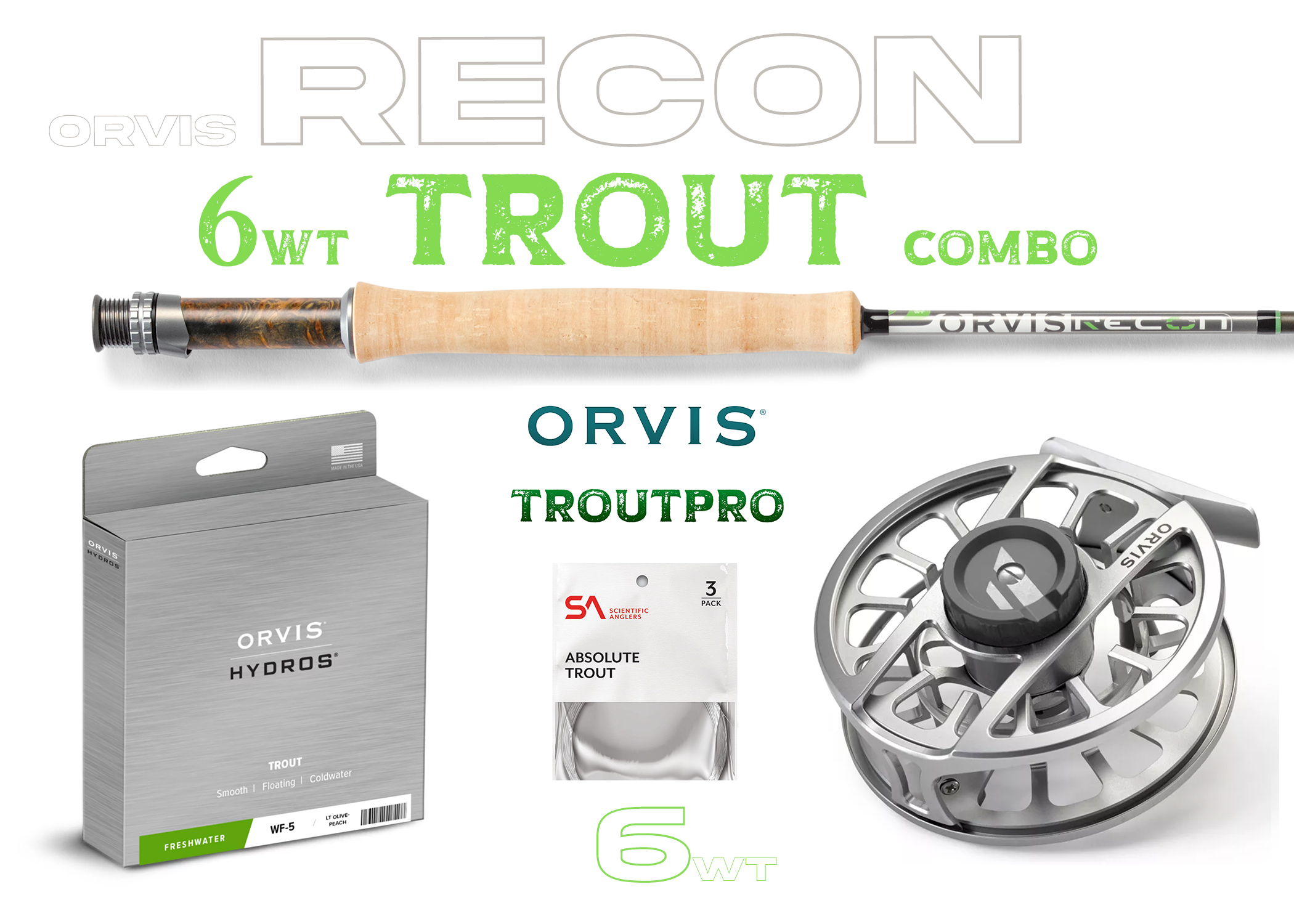 best fly fishing rod and reel combo for trout Orvis Recon 6wt TROUT Combo Fly Rod Outfit – Salt Fly Pro