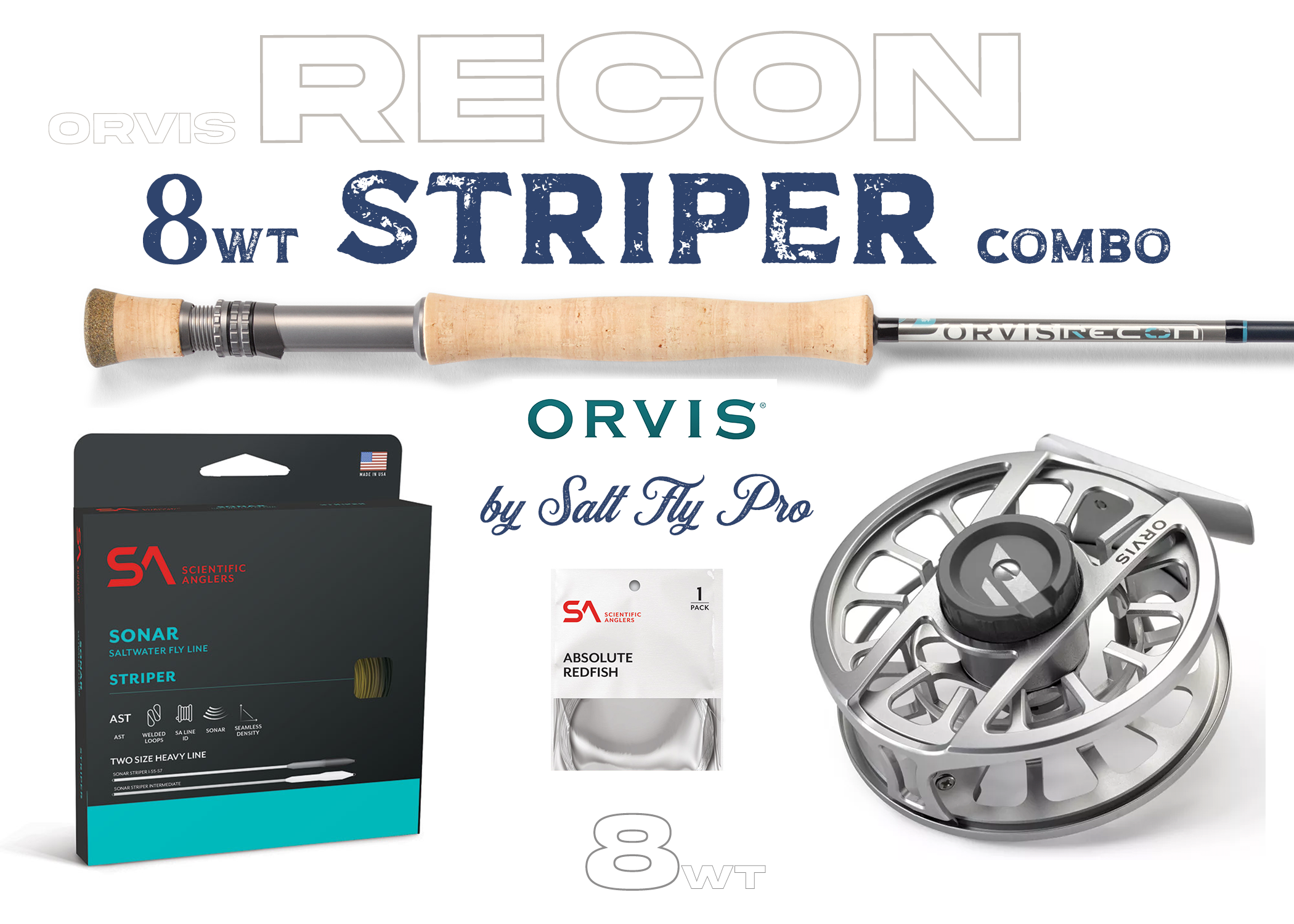 Orvis Recon 9wt STRIPER Combo Fly Rod Outfit New! – Salt Fly Pro
