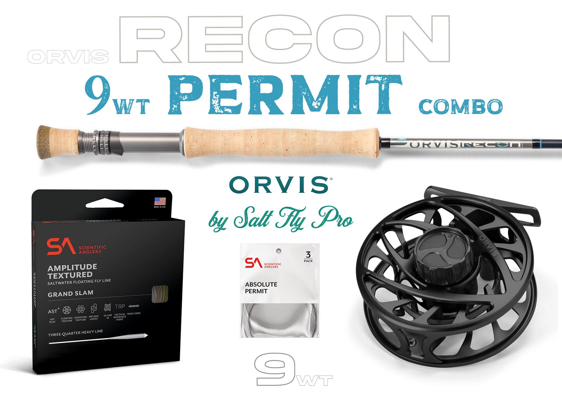 Orvis Recon 9wt PERMIT Combo Fly Rod Outfit – Salt Fly Pro