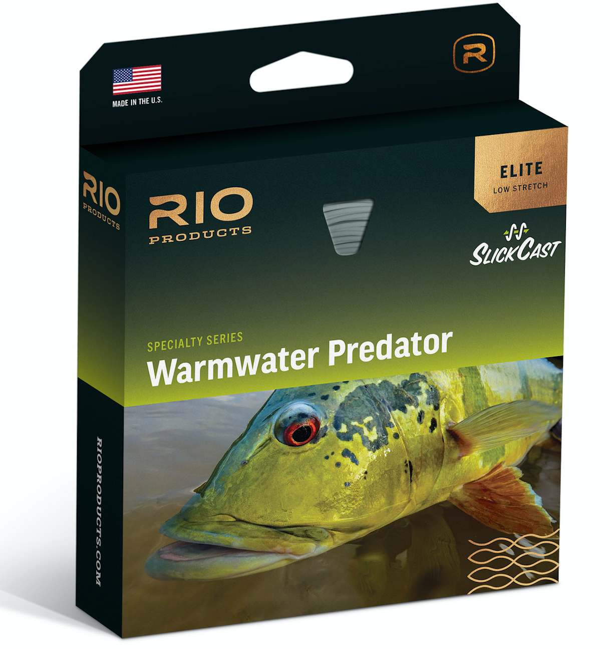 Rio Bass Leader, 9ft (0.012in) 3 Pack Fly Fishing Leaders, 10lb