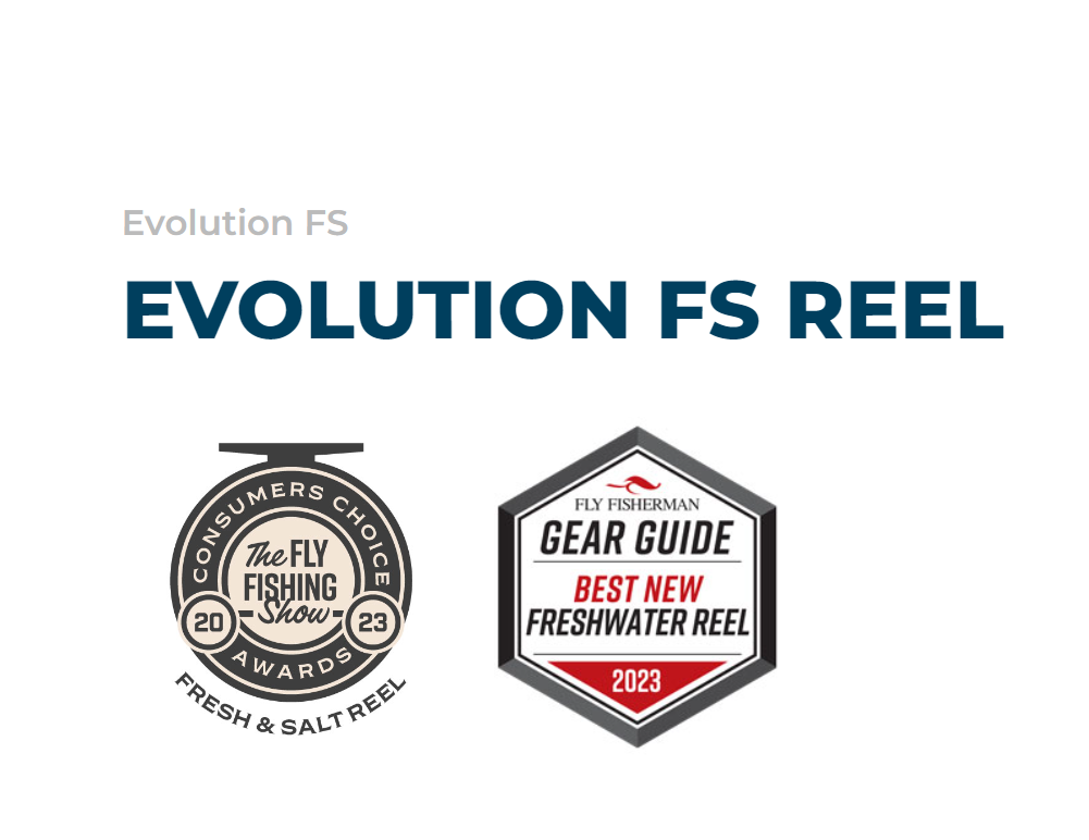 Ross Evolution FS Platinum Silver Fly Reel - New for 2023!