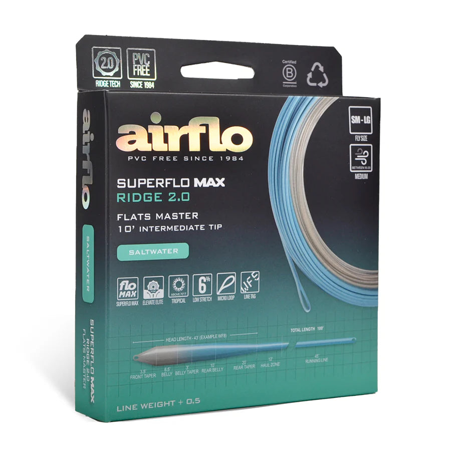 Airflo Superflo MAX Flats Master Sink Tip Fly Line - New for 2026!