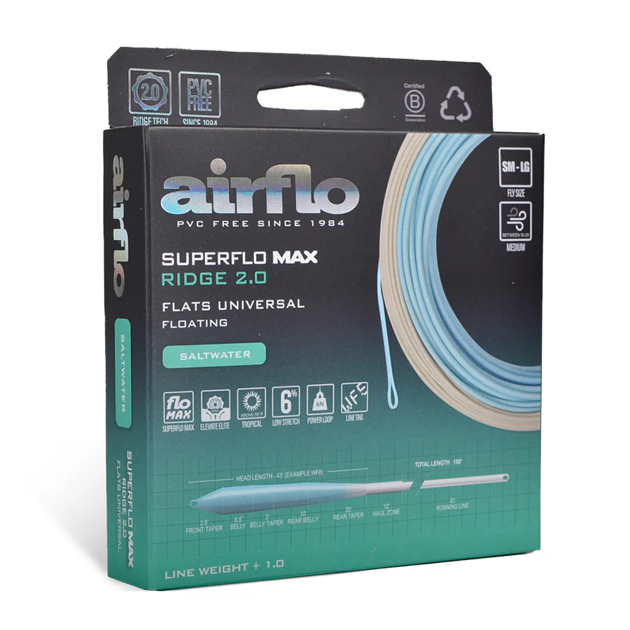 Airflo Superflo Flats Universal Taper Fly Line - Ridge 2.0