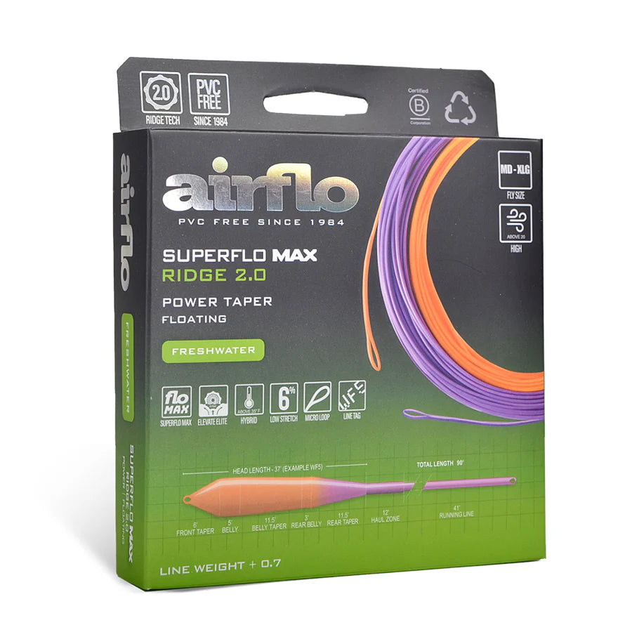 Airflo Superflo Max Power Taper Fly Line - Ridge 2.0
